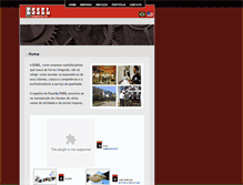 Tablet Screenshot of essel.com.br